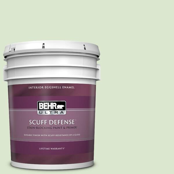BEHR ULTRA 5 gal. #T12-18 Minty Frosting Extra Durable Eggshell Enamel Interior Paint & Primer