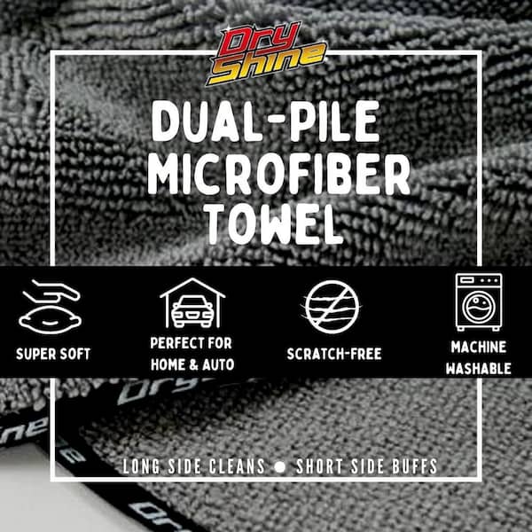 Bug And Tar Remover 17.2 Oz. Waterless Car Wash Detailer Plus 2 In 1  Microfiber Towels (2-Pack) 