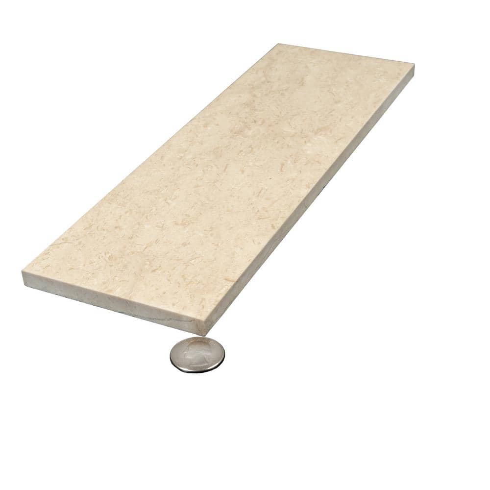 Beige 4x12 Honed Marble Subway Tile for Walls and Floors