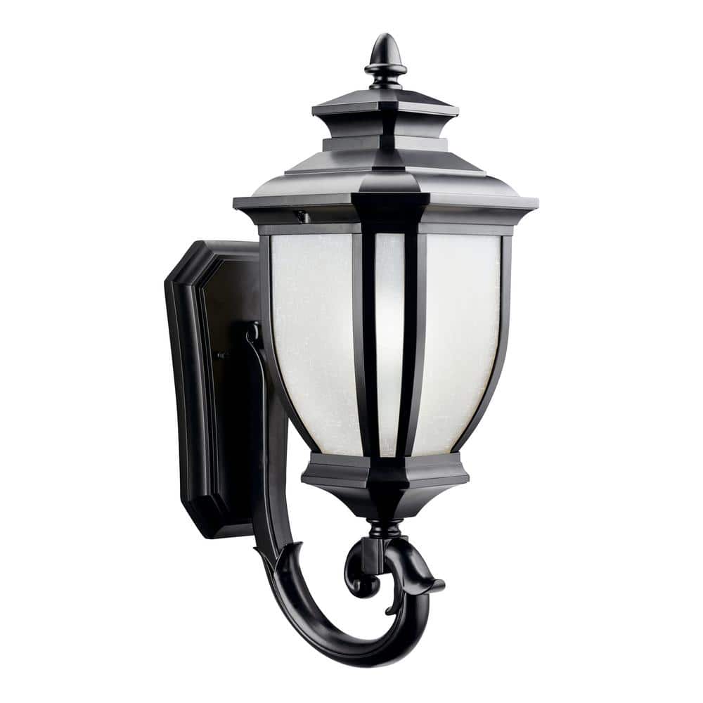 Salisbury 1-Light Black Outdoor Hardwired Wall Lantern Sconce with No Bulbs Included (1-Pack) price history on PriceWatchPro