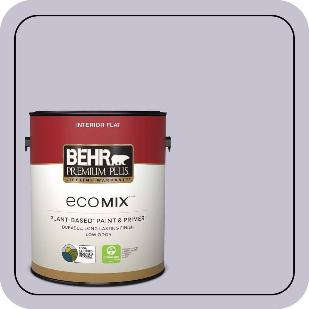 1 gal. #ICC-44 Lavender Bouquet Flat EcoMix Plant-Based Interior Paint & Primer price history on PriceWatchPro