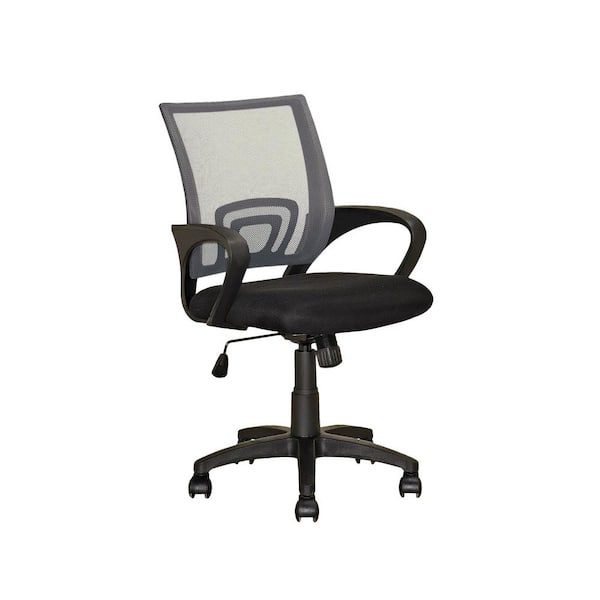 CorLiving Workspace Black and Dark Grey Mesh Back Office Chair