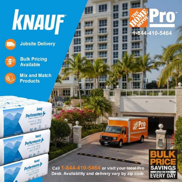 R19 Kraft Faced 23 in. x 39.2 ft. Fiberglass Insulation Rolls for Floor, 2x6 Wall - Sound-Reducing, USA Made (12-Rolls)