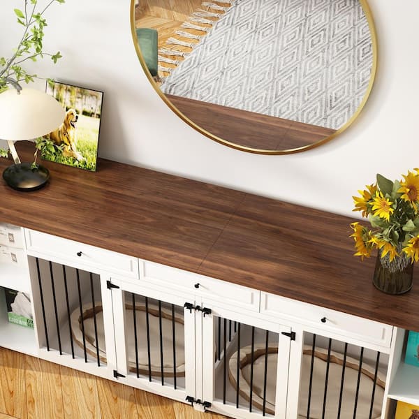 Dog kennel buffet outlet table