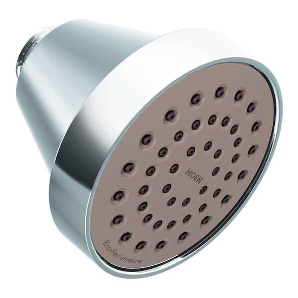 Align 1-Spray Patterns with 1.75 GPM 3.6 in. Wall Mount Fixed Shower Head in Chrome