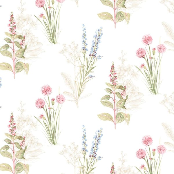 Norwall Flora Vinyl Roll Wallpaper (Covers 55 sq. ft.)