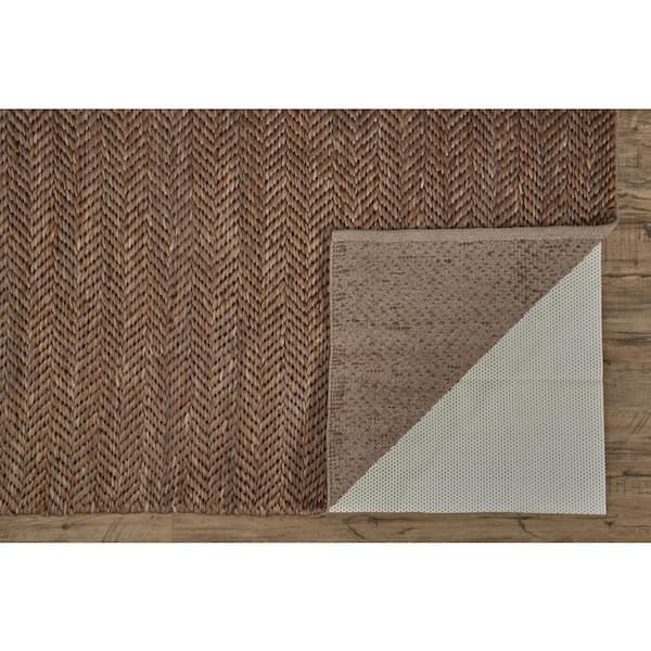 8 x 11 Brown Solid Color Area Rug