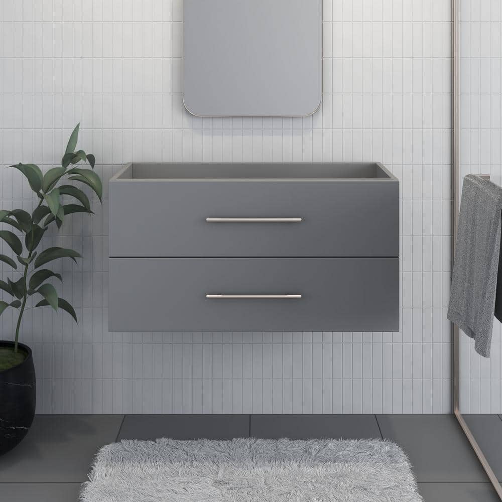 Napa 36 in. W x 18 in. D Bath Vanity Cabinet Only in Gray price history on PriceWatchPro