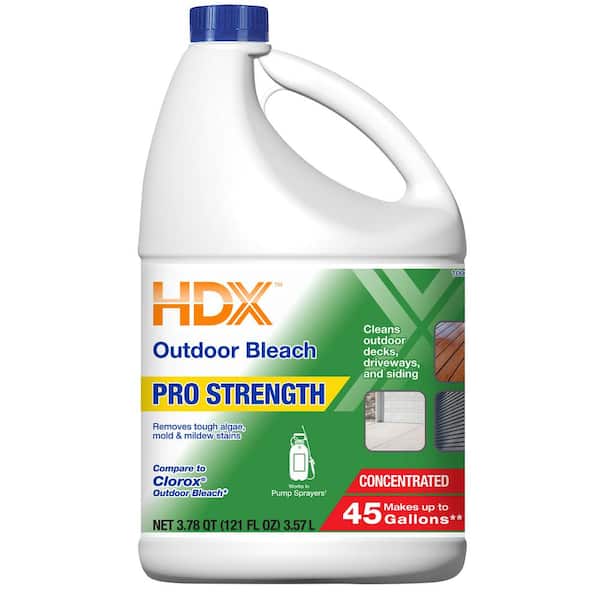 HDX 121 oz. Pro Strength Concentrated Outdoor Liquid Bleach Cleaner