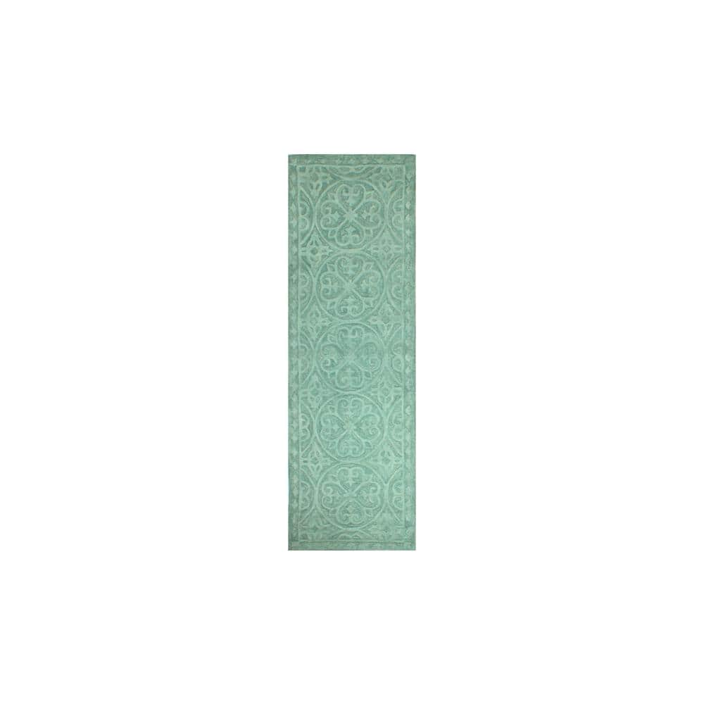 BASHIAN Verona Teal 3 ft. x 8 ft. (2'6