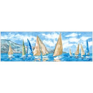 "Waiting for the Winds" by Marmont Hill Floater Framed Canvas Nature Art Print 20 in. x 60 in.