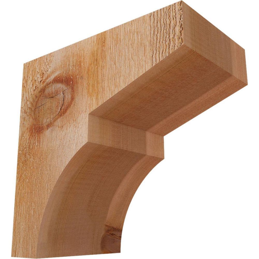 6 in. x 10 in. x 10 in. Western Red Cedar Monterey Rough Sawn Corbel price history on PriceWatchPro