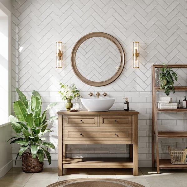 15.75 in. White Oval Bathroom Ceramic Vessel Sink Art Basin Not Included Faucet