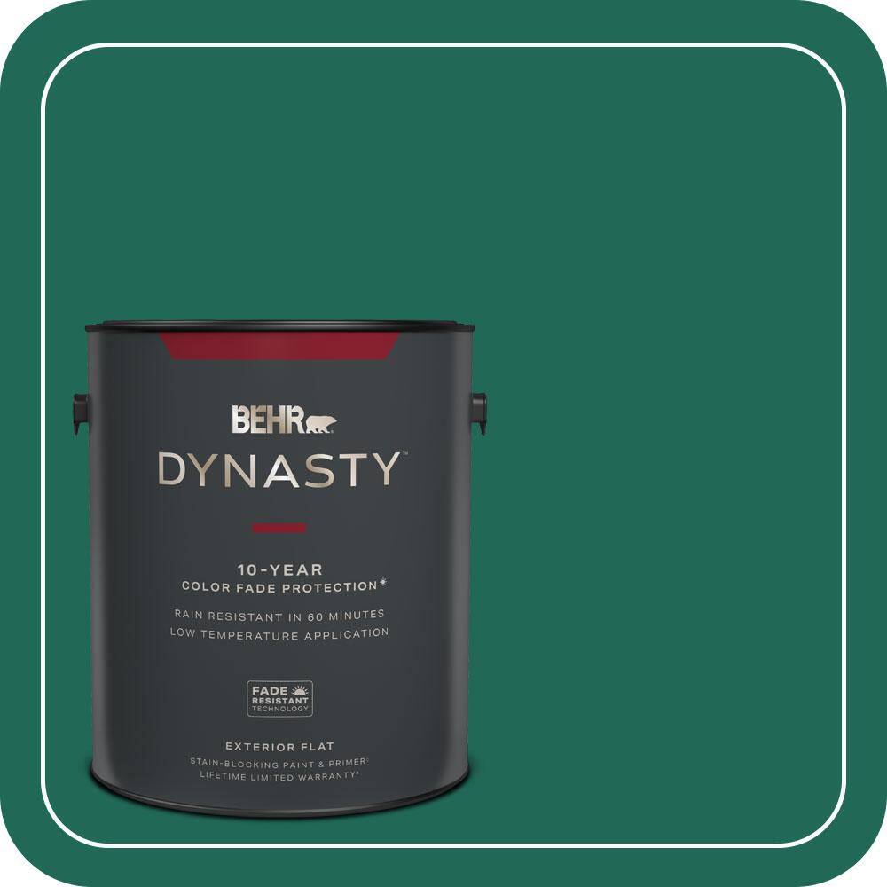 1 gal. #S-H-480 Forest Rain Flat Exterior Stain-Blocking Paint & Primer price history on PriceWatchPro