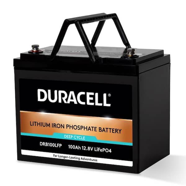 Duracell LiFePO4 Battery 100 Ah 12.8 Volt Deep Cycle Lithium Iron Phosphate (LFP)