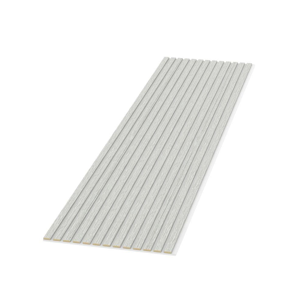 24 in. x 94.5 in. x 0.8 in. Acoustic Vinyl Wall Siding Panel in White Grey Color with White Base (Set of 20-Piece) price history on PriceWatchPro