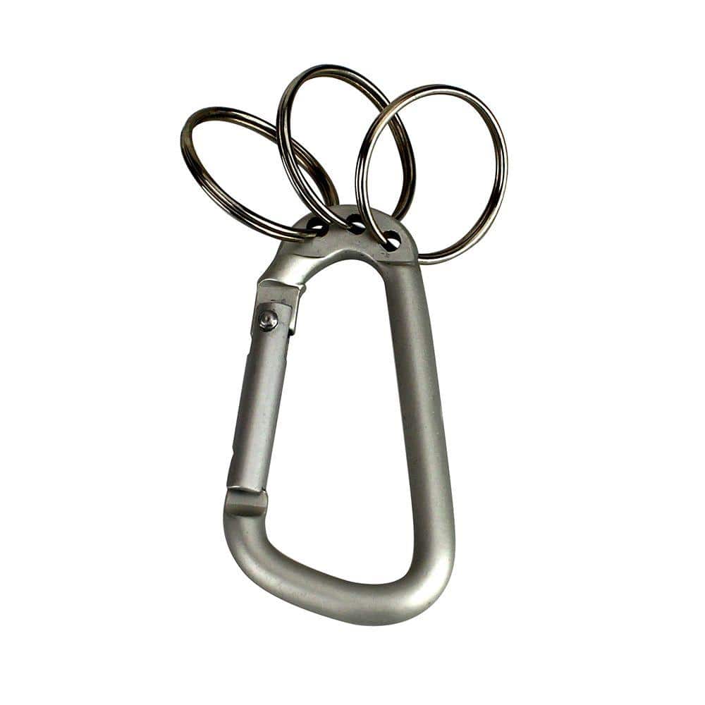 Feb.7 Ring Buckle Locking Carabiners Hook Snap Clip Trigger Spring Keyring Keychain Buckle,O Ring for Bags,Purses