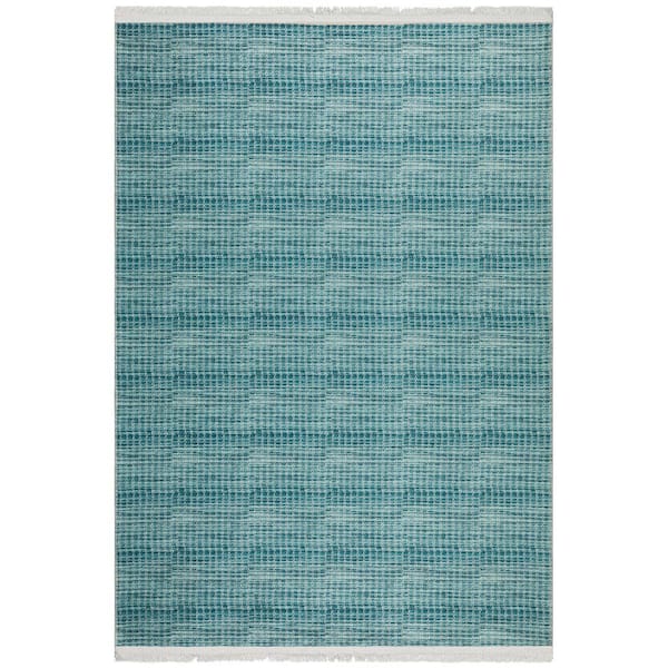 Solid 4x6 Area Rug Blue Canvas Carpet Navy Anti Slip Rug Vibrant