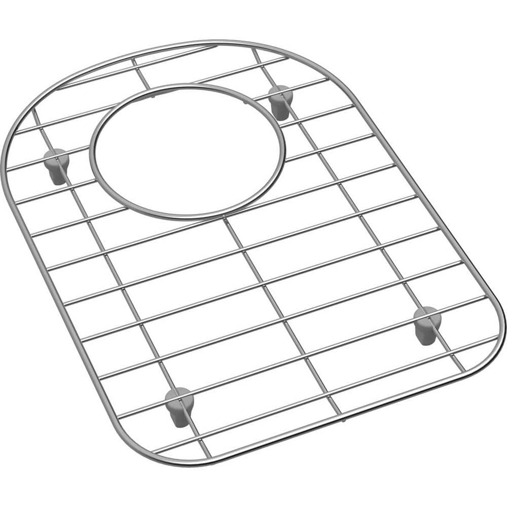 Elkay Dayton 12.4375 in. x  8.875 in. Bottom Grid for Kitchen Sink in Stainless Steel