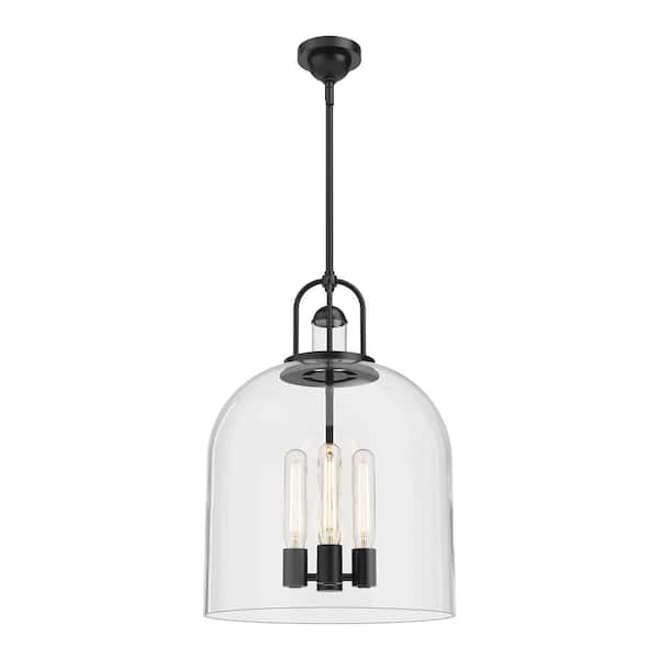 ALORA MOOD Lancaster 16 in. 4 Light 60-Watt Matte Black Pendant Light