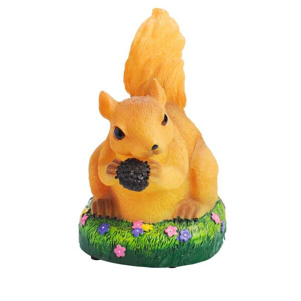 Exhart Glow Anywhere LED Nite Light Squirrel Statue