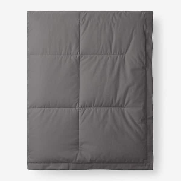 The Company Store LaCrosse LoftAIRE Down Alternative Pewter Cotton Twin Blanket
