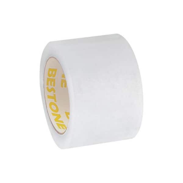 3 in. Wide x 110 ft. Strong Clear Sealing Tape for Carton Box Packing Shipping 2.0 Mil Thick (1 Roll)