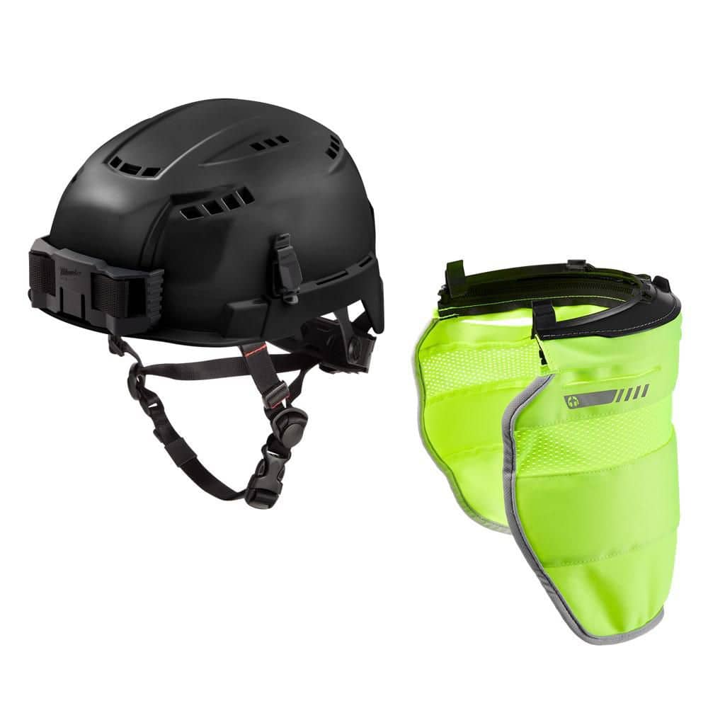 BOLT Black Type 2 Class C Vented Safety Helmet W/ BOLT Yellow High Visibility Mesh Sunshade with 50+UPF UV Protection price history on PriceWatchPro