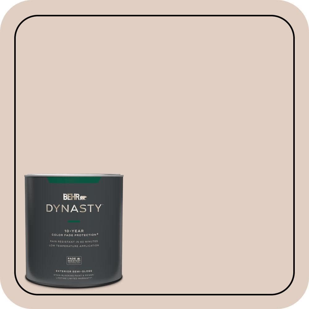 1 qt. #PWN-73 Winsome Beige Semi-Gloss Exterior Stain-Blocking Paint & Primer price history on PriceWatchPro