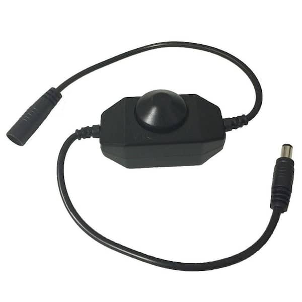 DC 12V-24V 3A Black LED Strip Dimmer Switch for LED Tape Dimmer, COB LED Strip SMD & String Light