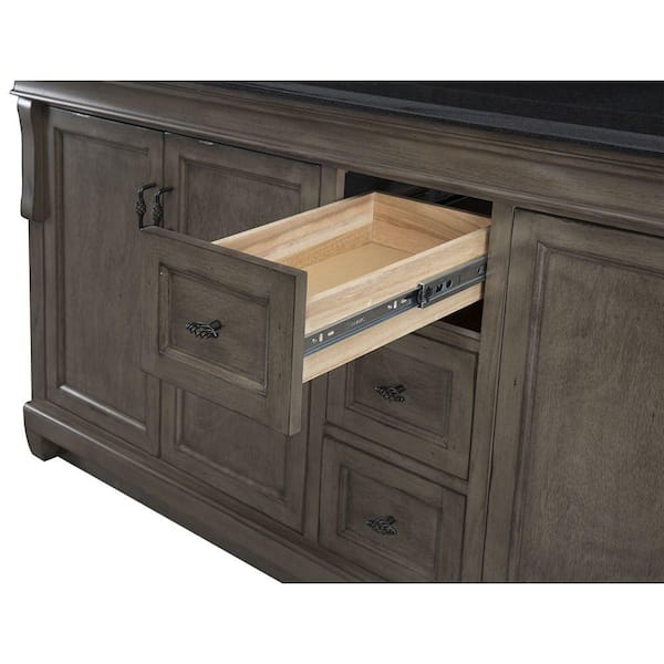 Home Decorators Collection Naples 30 in. W x 21.63 in. D x 34 in. H Bath  Vanity Cabinet without Top in Distressed Grey NADGA3021DL - The Home Depot