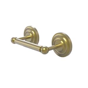 Prestige Que New Collection Double Post Toilet Paper Holder in Satin Brass