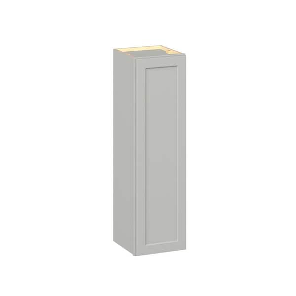 Emerson Whisper Gray Wall 1 Door Ready to Assemble Kitchen Cabinet (12 in. W x 42 in. H x 12 in. D)