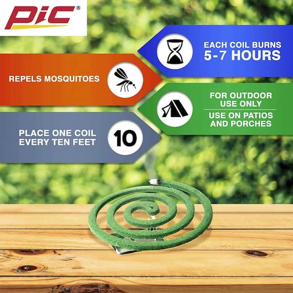 PIC - Mosquito Repellent Coils (4-Pack)