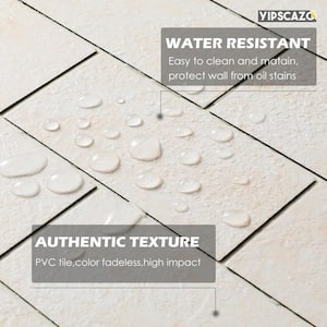 Subway Collection Creamy Stone 12 in. x 12 in. PVC Peel and Stick Tile (10 sq. ft./10-Sheets)