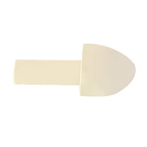 Outside Angle Novocanto Alum Ivory 3/8 in. x 7/8 in. Complement Aluminum Tile Edging Trim