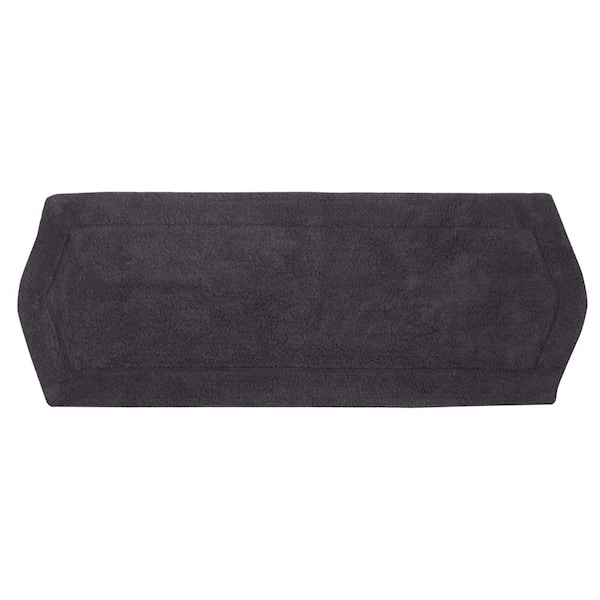 Waterford Collection 100% Cotton Tufted Bath Rug, 22 x 60 Runner, Gray