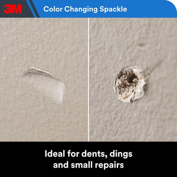 3M High Strength Small Hole Repair 8-fl oz Color-changing, Heavy Duty  Interior White Patching Compound Kit in the Patching & Spackling Compound  department at