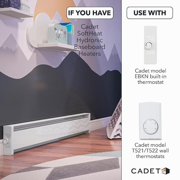 Cadet 35 240/208-volt 500/375-watt SoftHeat Hydronic Electric