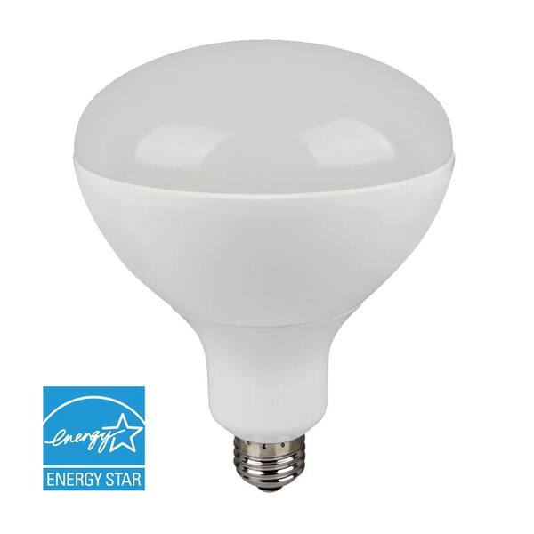 Euri Lighting 100W Equivalent White BR40 Dimmable LED Directional Flood Light Bulb