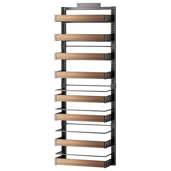 JFVKAF 8 Tier Adjustable Over Door or Wall Mount Hanging Spice
