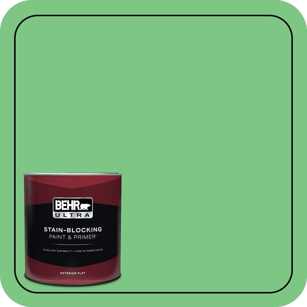 1 qt. #P390-5 Garden Stroll Flat Exterior Paint & Primer price history on PriceWatchPro