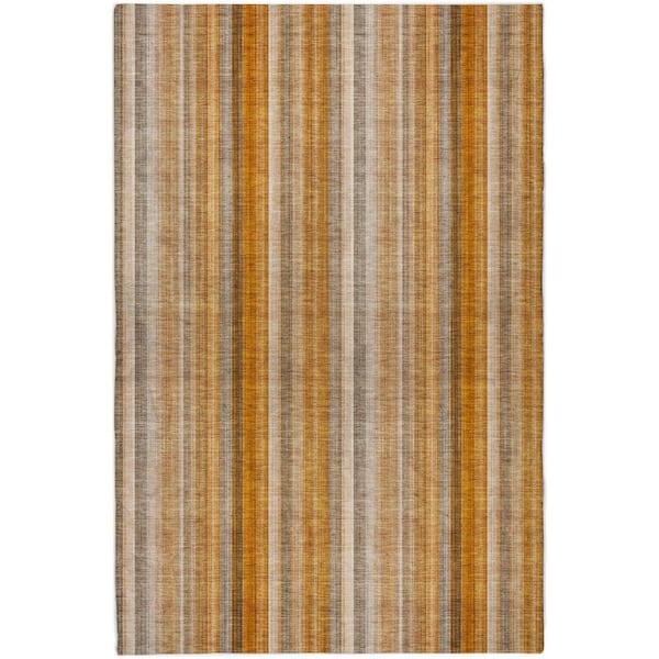 Dream Shag Premium Machine Washable Abstract ADS543 Paprika 10 ft. x 14 ft. Area Rug