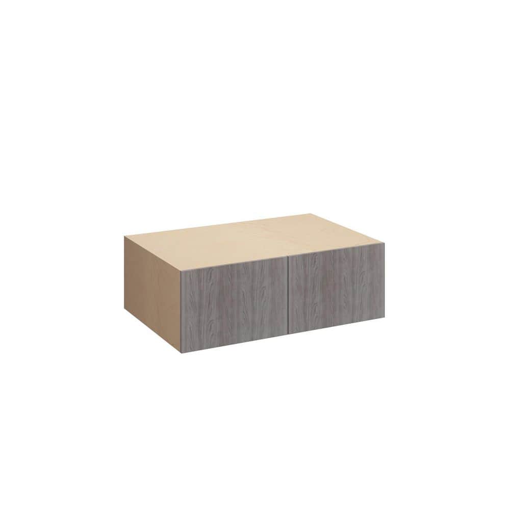 Saratoga Slab 33 in. W x 12 in. H x 24 in. D in Greywood Plywood Assembled 