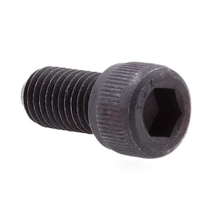 1/4 in. - 28 x 1/2 in. Black Oxide Coated Steel Hex (Allen) Drive Socket Head Cap Screws (10-Pack)