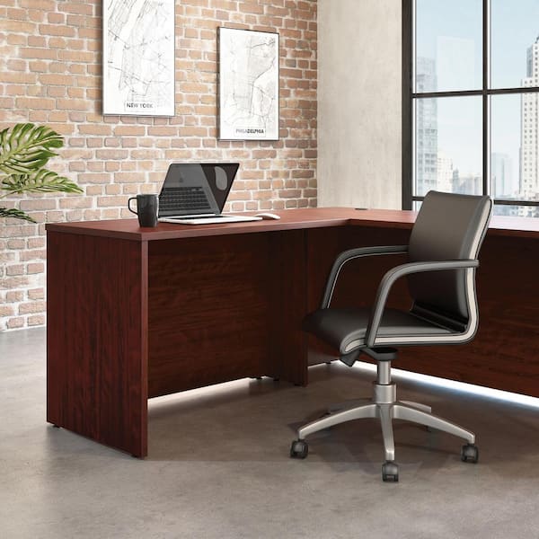 Office DESK + RETURN Office Furniture 1500 - CHERRY