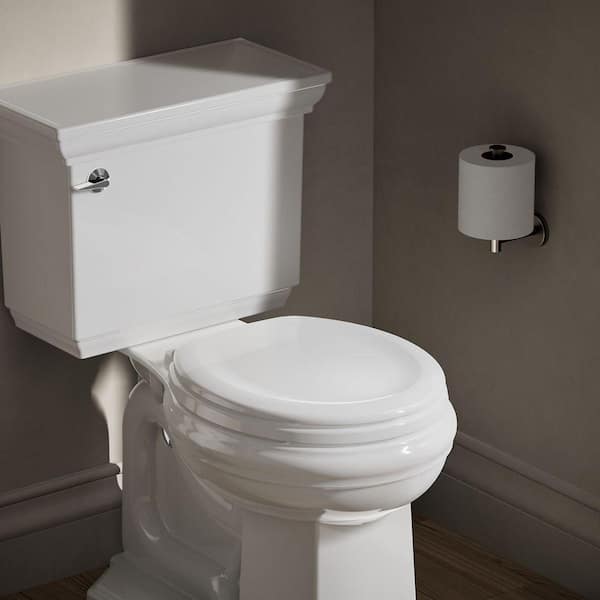 Stonewood Round Front Toilet Seat in White