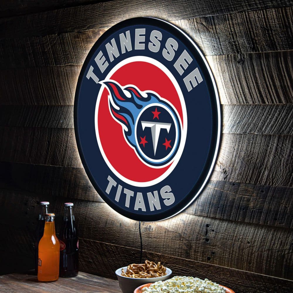 Officially Licensed NFL Tennessee Titans Fan Cave Sign