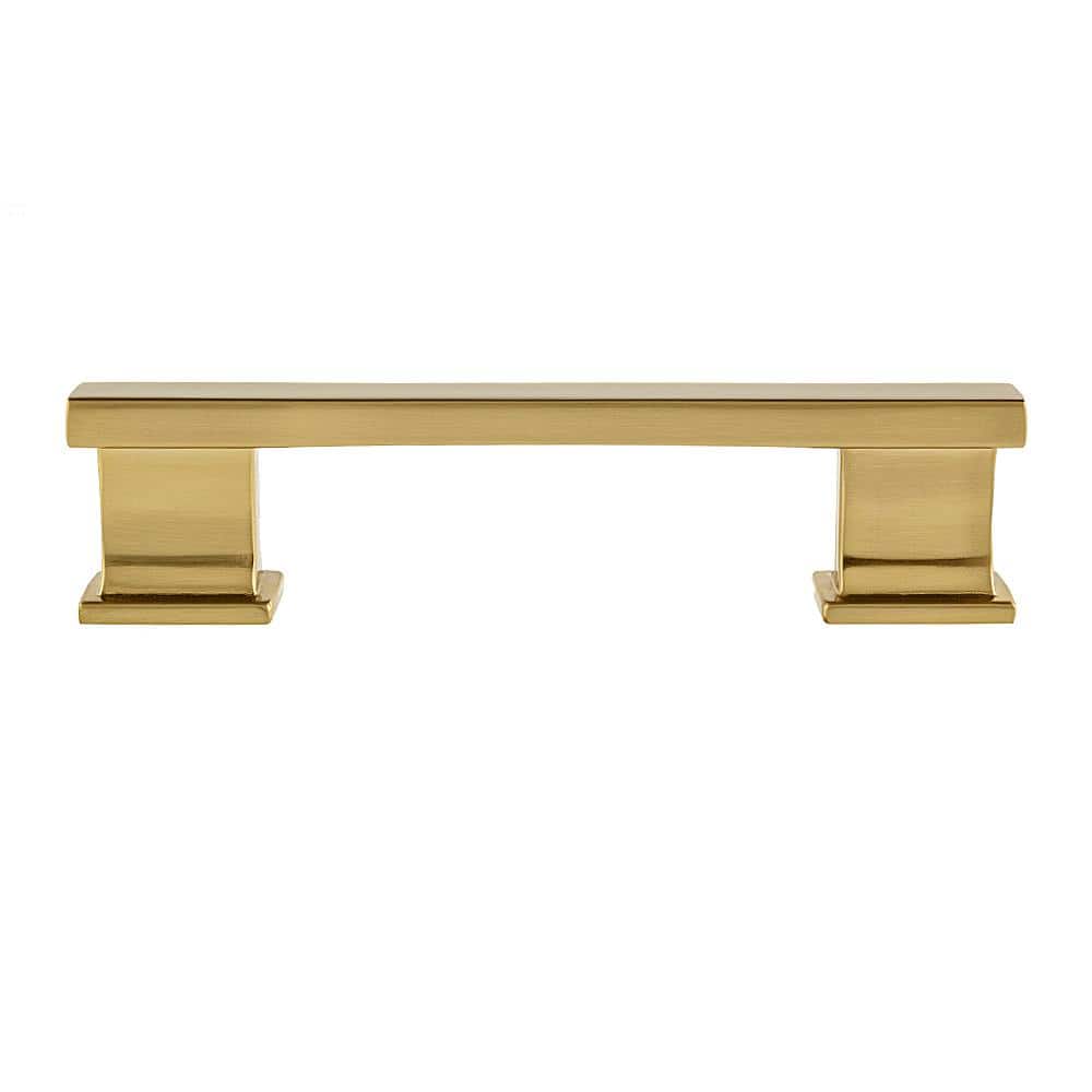 Satin Brass 3 1/2" Center to Center Bar Pull