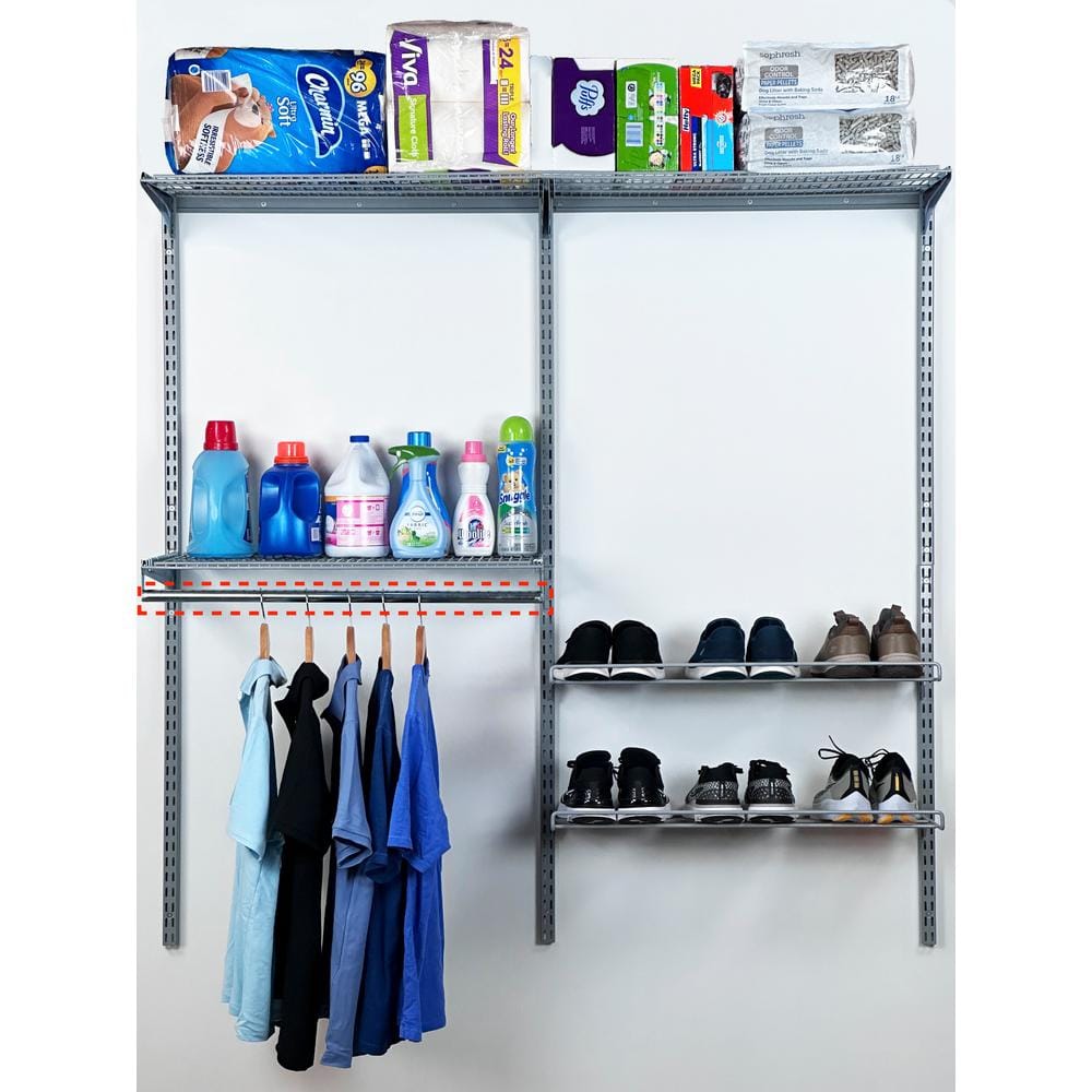 Metal Wall Mounted Laundry Room Organizer